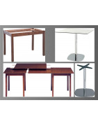 Table bases with interchangeable tops to choice