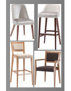 Modern wooden chairs